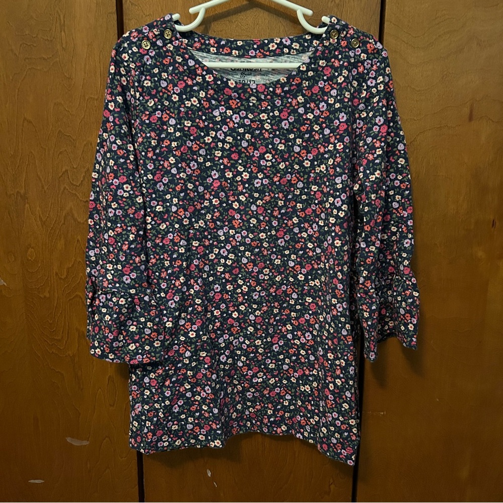 OshKosh B'gosh Navy Floral Blouse